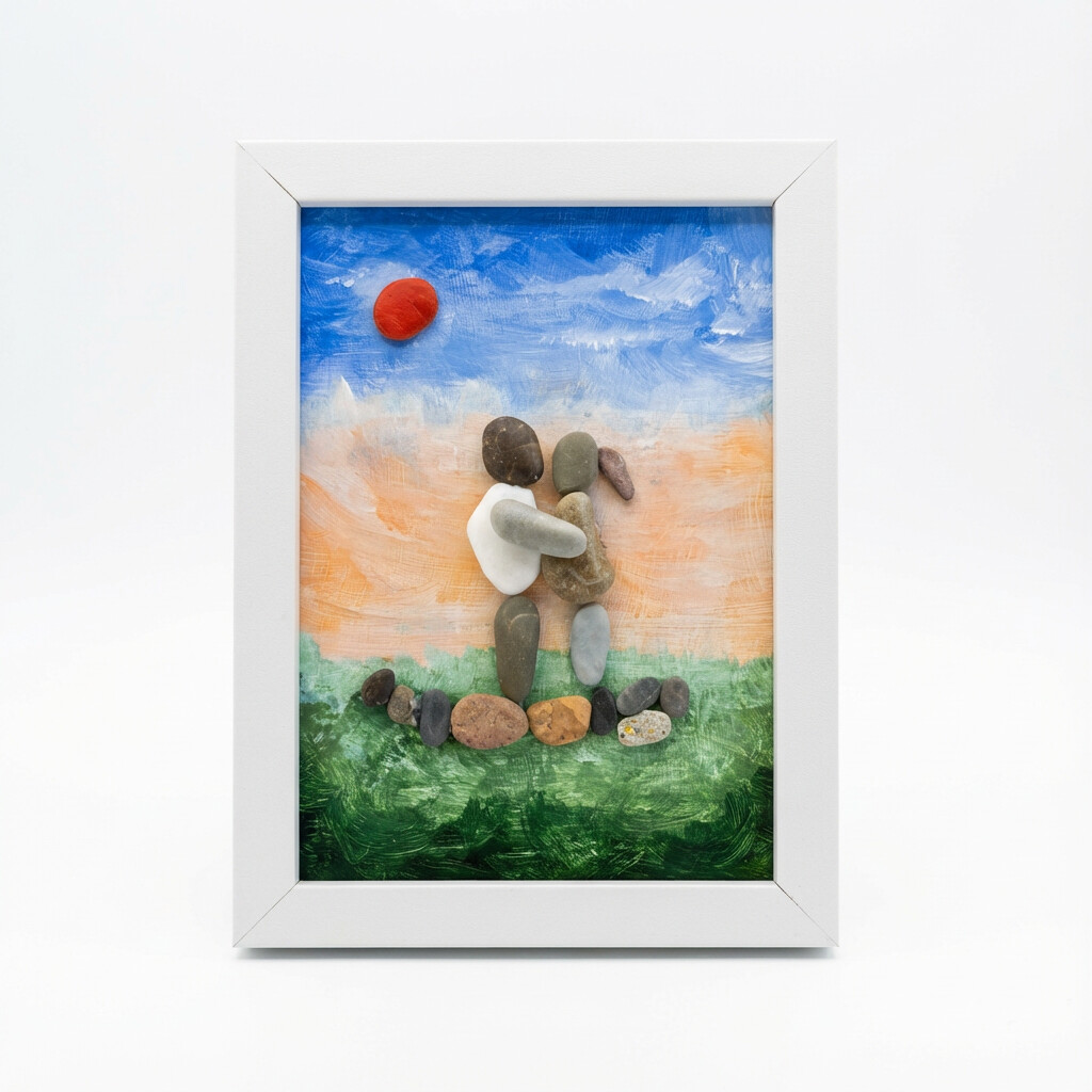 Χειροποίητο κάδρο ''Couple in love''